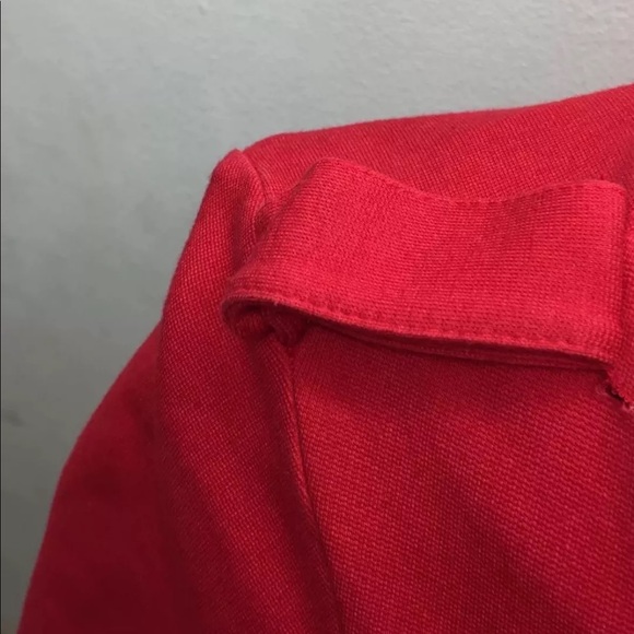 Zara Women Fit Flare Mini Red Dress XS Cotton Made In Portugal - Picture 8 of 10